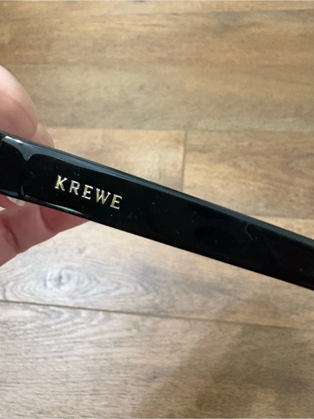 KREWE Aubry Nylon Sunglasses Black Shadow Cat Eye Designer